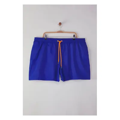 Trendyol Saks Plus Size Standard Fit Swim Shorts