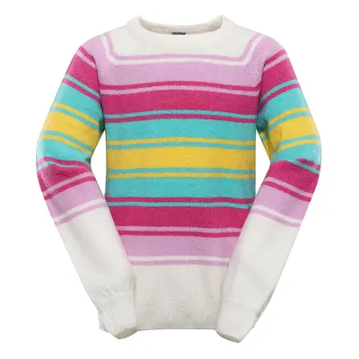 Children's striped sweater nax NAX NORDO cream