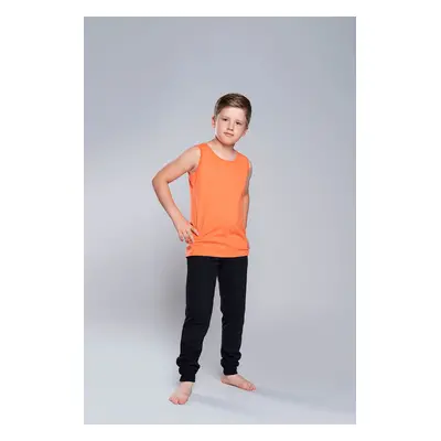 Tytus T-shirt for boys with wide straps - orange