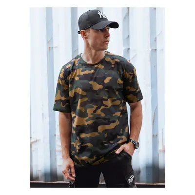 Koszulka męska khaki camouflage Dstreet