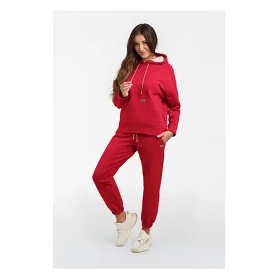 Women's Viva Long Sleeve Sweatshirt - Crimson