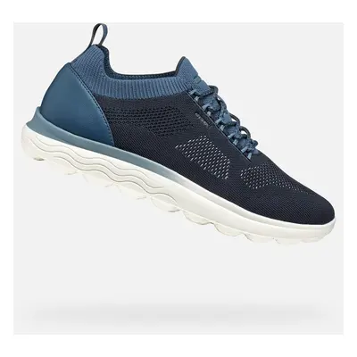 Dark Blue Men's Geox Spherica Sneakers - Men's