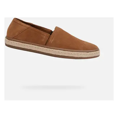 Light brown men's slip on espadrilles Geox Pantelleria - Men's