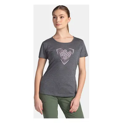 Women's technical T-shirt Kilpi GAROVE-W Dark gray