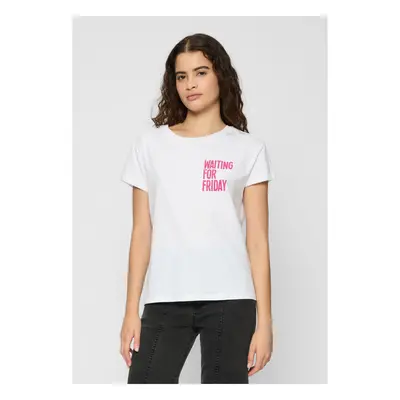 Women's T-shirt Waiting For Friday white