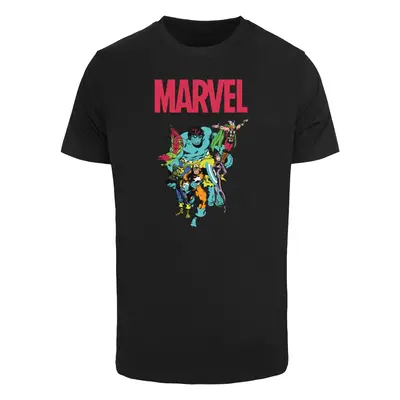 Men's T-shirt Marvel Universe Avengers Pop Group black