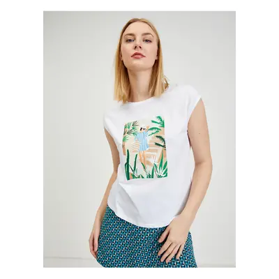 White Women's T-Shirt ORSAY - Women