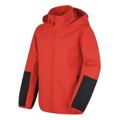 Children's softshell jacket HUSKY Sonny K red