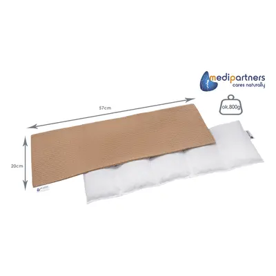 Medi Partners Thermophor with cherry seeds large 20x60 – chambers Waffle – Beige