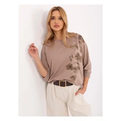 Blouse-RV-BZ-A407.29-dark beige