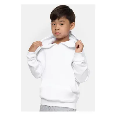 Boys Blank Hoody White