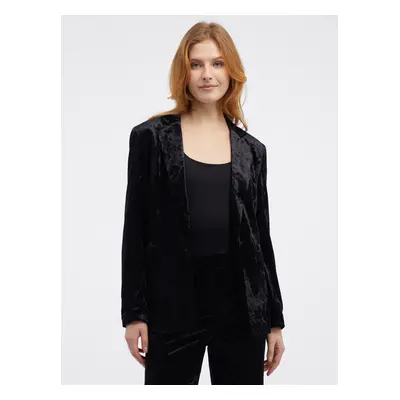 Orsay Black Women's Velvet Jacket - Women's