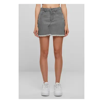 Women's mini denim skirt UC - grey