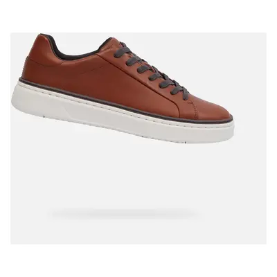 Brown men's sneakers Geox Zackerty - Men's