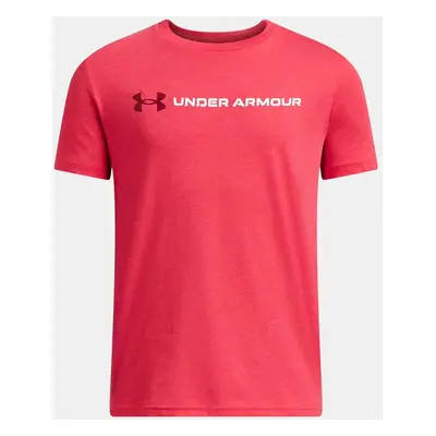 Boys' T-shirt Under Armour B LOGO WORDMARK SS