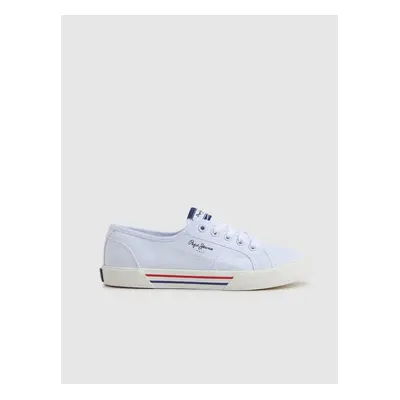 White women's sneakers Pepe Jeans - Women's