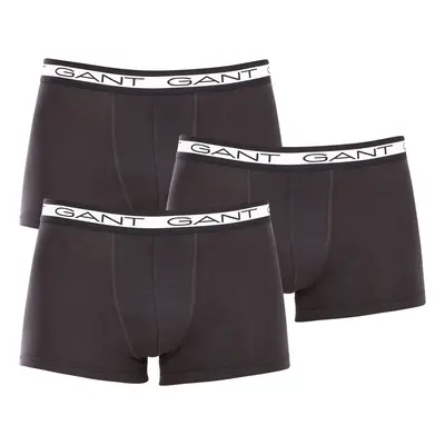 3PACK men's boxers Gant black