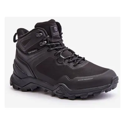 Lightweight insulated men's trekking shoes McBraun waterproof black