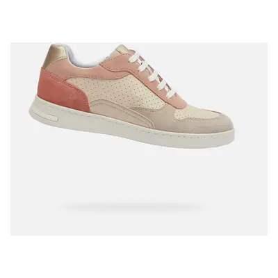 Brown women's sneakers Geox Jaysen - Women's