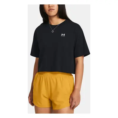 Under Armour Women's T-Shirt UA W BOXY CROP LOGO SS - Ladies