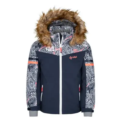 Girl's ski jacket Kilpi LENA-JG dark blue