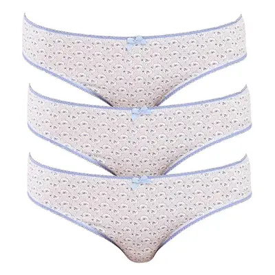 3PACK women's panties Molvy blue