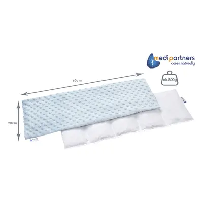 Medi Partners Thermophor with cherry seeds large 20x60 – chambers Minky – Light blue