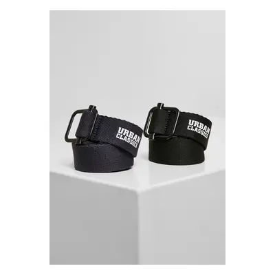 Industrial canvas belt packs black/navy