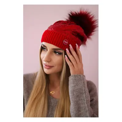 marka niezdefiniowana Cap K198 red