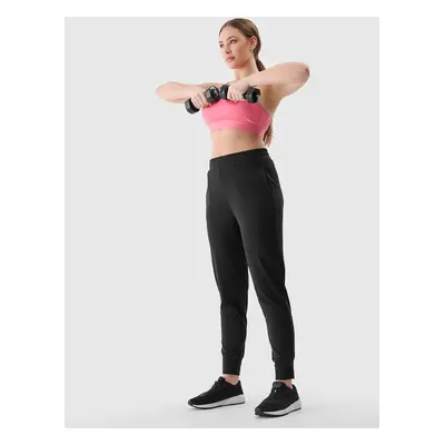 Women's 4F Quick Dry Sports Pants - Black