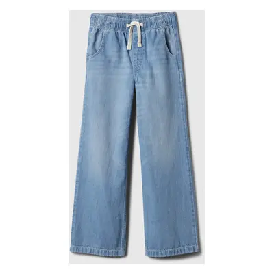 GAP Children's Jeans High Rise Wide-Leg - Girls