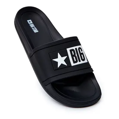 BIG STAR SHOES Férfi Big Star gumi papucs fekete