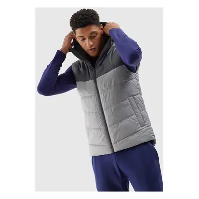 Men's 4F Synthetic Down Down Vest - Grey