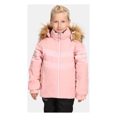 Girls' ski jacket Kilpi DALILA-JG Light pink