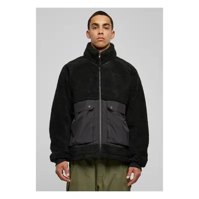 Sherpa Short Raglan Jacket Black/Black