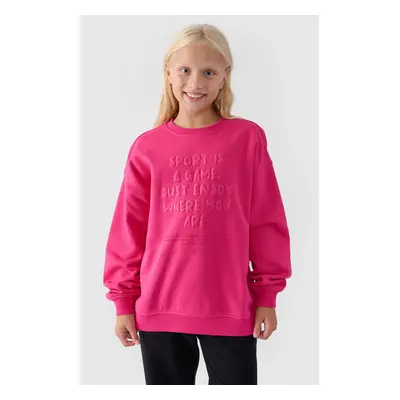 Girls' sweatshirt 4F