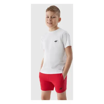 4F Boys' Tracksuit Shorts - Red