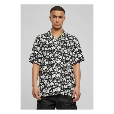 AOP Resort whiteflower viscose shirt