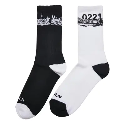 Major City Socks 2-Pack Black/White