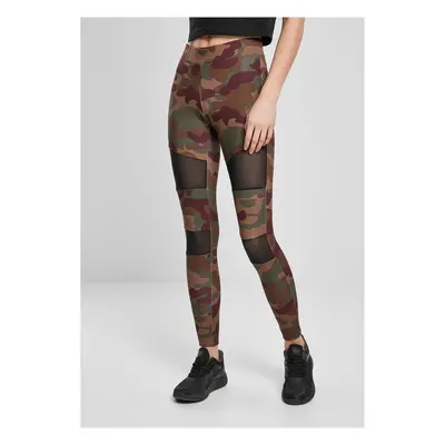 Camo Tech Mesh Women's Redwood Camouflage Leggings