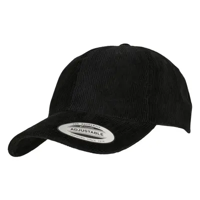 Low-profile corduroy cap Dad Cap black