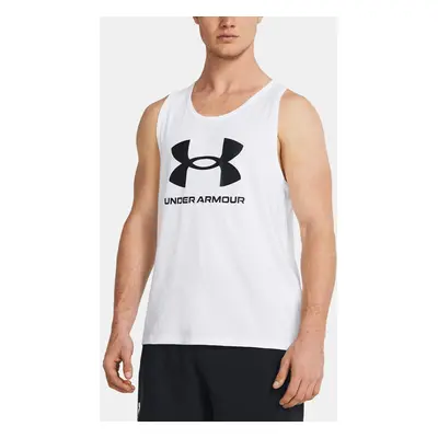 Under Armour Tank Top UA SPORTSTYLE LOGO TANK-WHT - Men