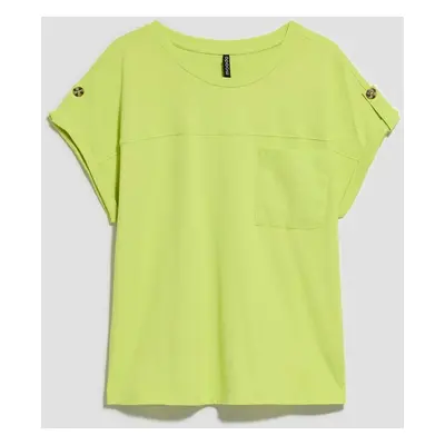 WOMEN'S T-SHIRT L-TS-4086 L.Green