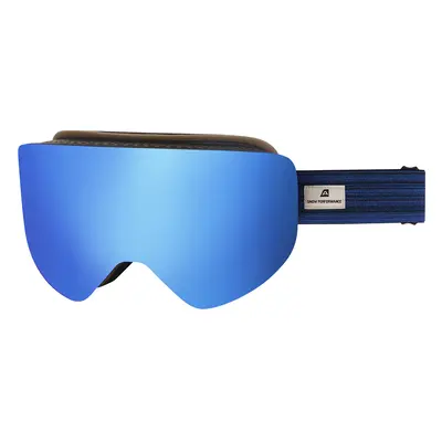 ALPINE PRO HELLQE electric blue lemonade ski goggles