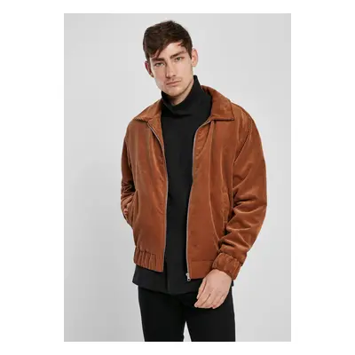 Caramel boxed corduroy jacket