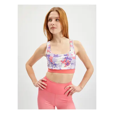 Orsay Light Purple Women Floral Sports Bra - Women