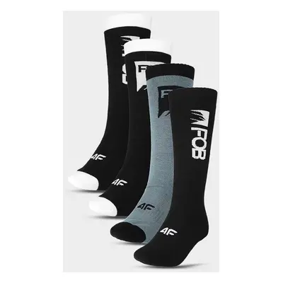 Women's snowboard socks (2-pack) 4F