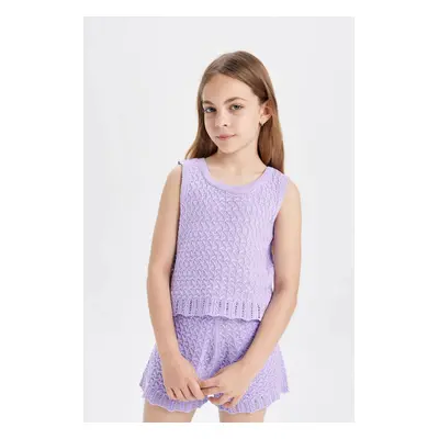 DEFACTO Girl's Openwork Undershirt