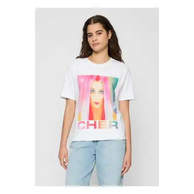 Women's T-shirt Cher Prisma white