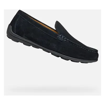 Dark blue men's moccasins Geox Spherica EC16 - Men's